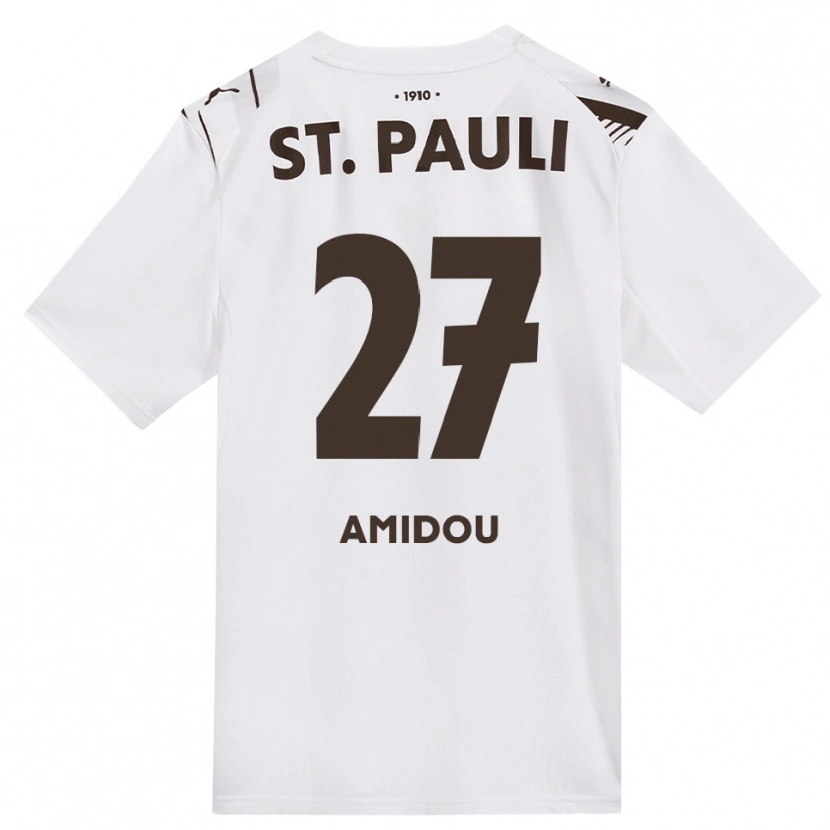 Danxen Hombre Camiseta Amir Amidou #27 Café Blanco Rojo 2ª Equipación 2026/27 La Camisa