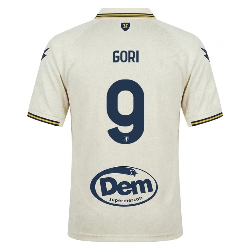 Danxen Hombre Camiseta Lorenzo Gori #9 Oldlace Amarillo Negro 2ª Equipación 2026/27 La Camisa