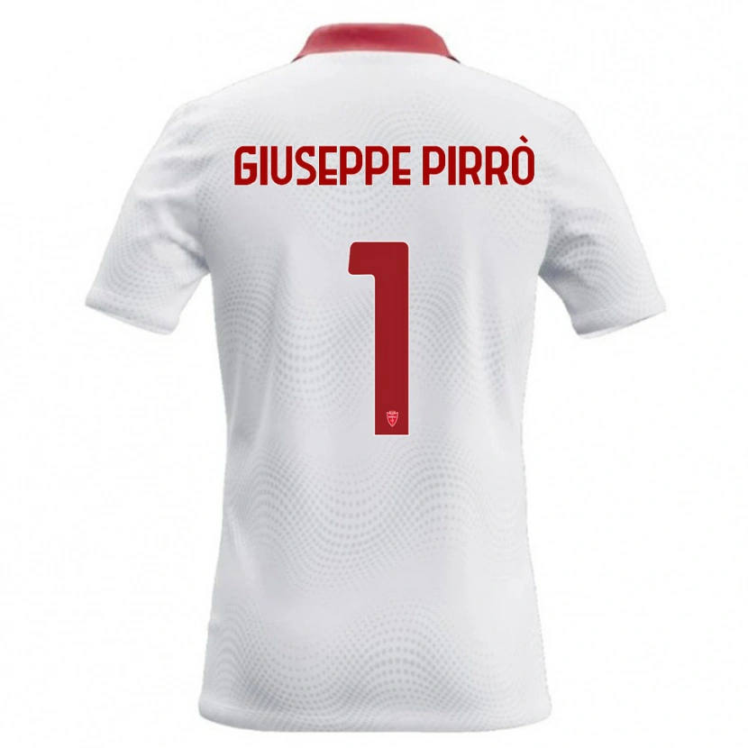 Danxen Hombre Camiseta Marco Giuseppe Pirrò #1 Blanco Rojo 2ª Equipación 2026/27 La Camisa