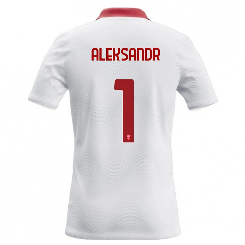 Danxen Hombre Camiseta Aleksandr Ballabio #1 Blanco Rojo 2ª Equipación 2026/27 La Camisa