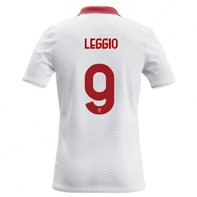 Danxen Hombre Camiseta Thomas Leggio #9 Blanco Rojo 2ª Equipación 2026/27 La Camisa