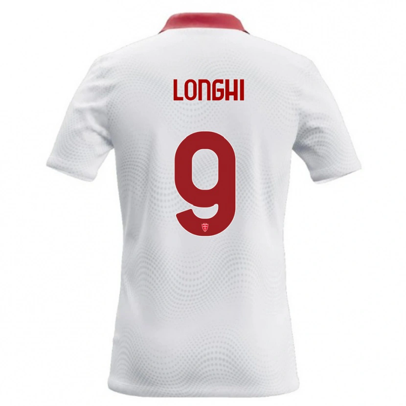 Danxen Hombre Camiseta Jordan Longhi #9 Blanco Rojo 2ª Equipación 2026/27 La Camisa