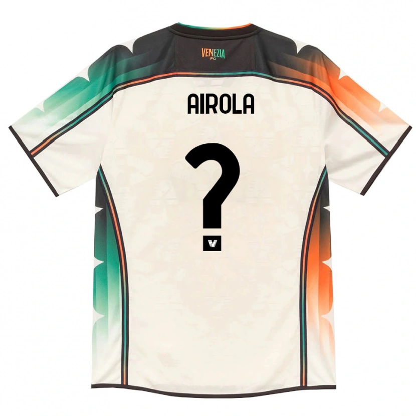 Danxen Hombre Camiseta Beatrice Airola #0 Oldlace Naranja Verde 2ª Equipación 2026/27 La Camisa