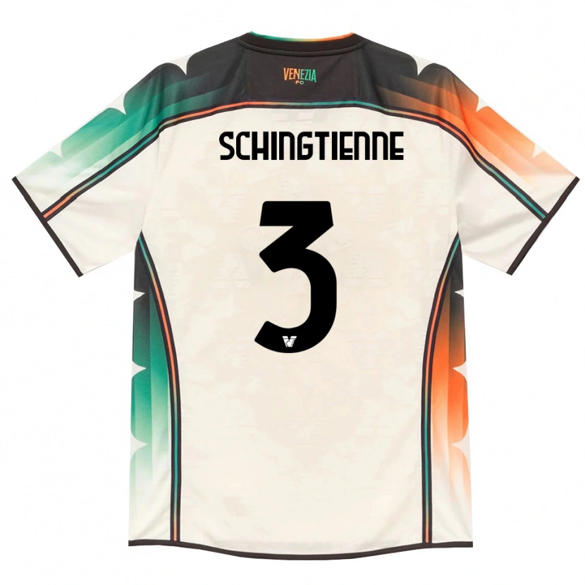 Danxen Hombre Camiseta Joël Schingtienne #3 Oldlace Naranja Verde 2ª Equipación 2026/27 La Camisa
