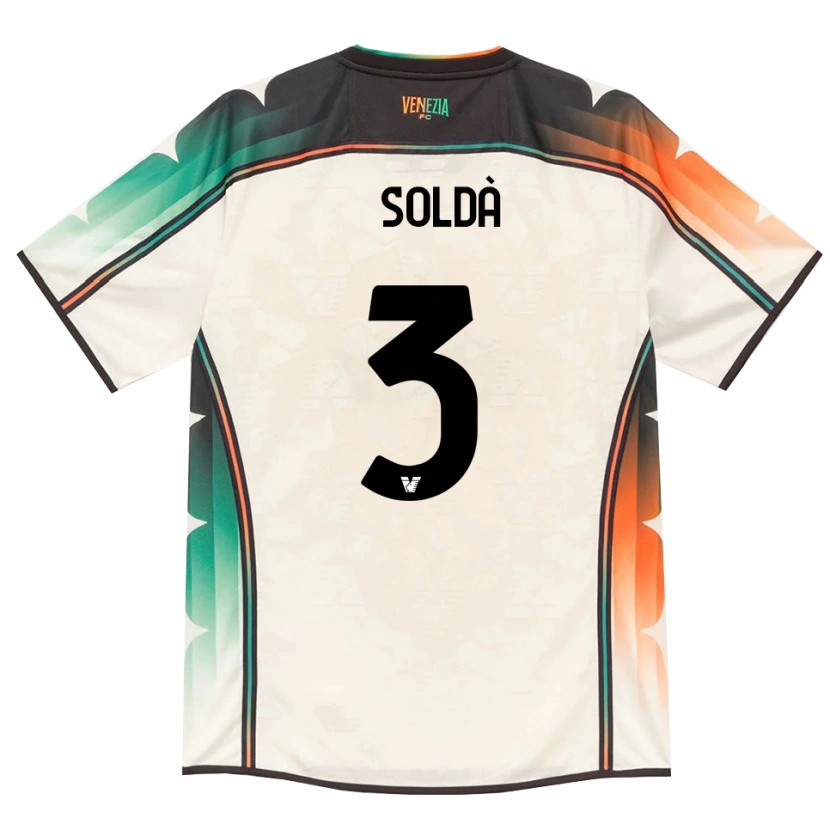Danxen Hombre Camiseta Mohamed Soldà #3 Oldlace Naranja Verde 2ª Equipación 2026/27 La Camisa