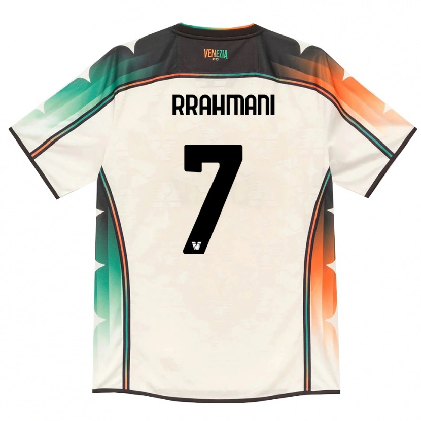Danxen Hombre Camiseta Albion Rrahmani #7 Oldlace Naranja Verde 2ª Equipación 2026/27 La Camisa