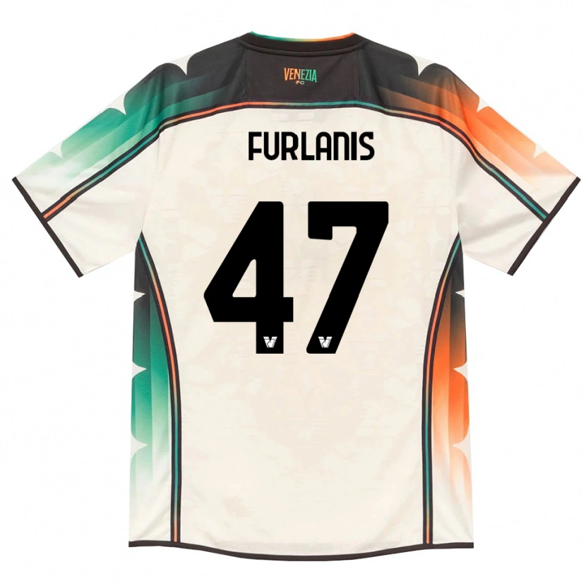 Danxen Hombre Camiseta Giorgia Furlanis #47 Oldlace Naranja Verde 2ª Equipación 2026/27 La Camisa