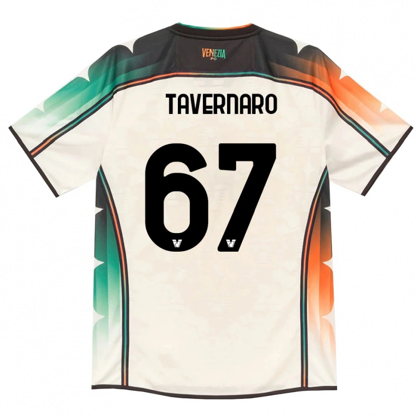 Danxen Hombre Camiseta Federico Tavernaro #67 Oldlace Naranja Verde 2ª Equipación 2026/27 La Camisa