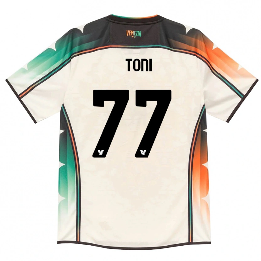 Danxen Mujer Camiseta Toni Fernández #77 Oldlace Naranja Verde 2ª Equipación 2026/27 La Camisa