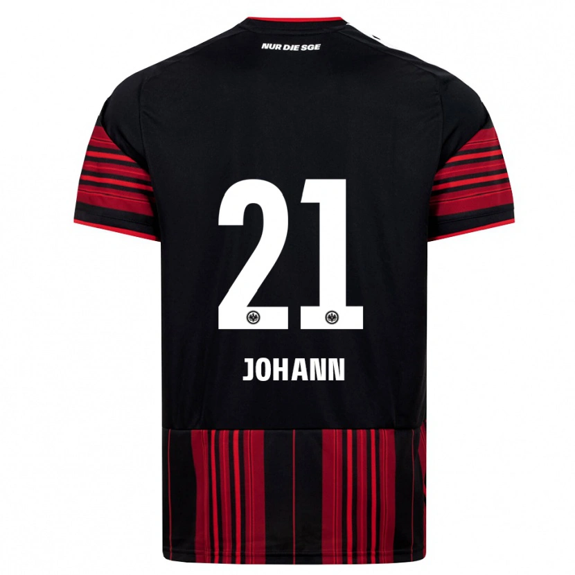 Danxen Mujer Camiseta Hannah Johann #21 Negro Rojo Blanco 1ª Equipación 2026/27 La Camisa