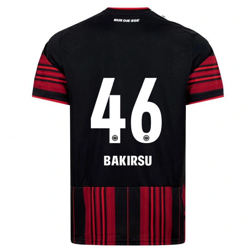 Danxen Mujer Camiseta Hüseyin Bakirsu #46 Negro Rojo Blanco 1ª Equipación 2026/27 La Camisa