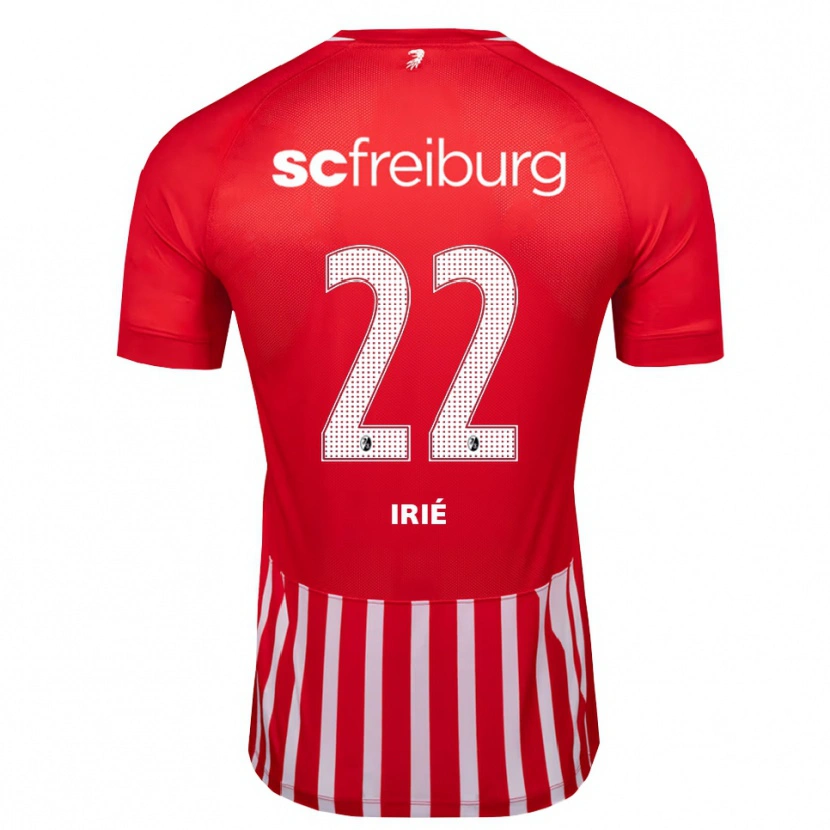 Danxen Mujer Camiseta Cyriaque Irié #22 Rojo Blanco Negro 1ª Equipación 2026/27 La Camisa