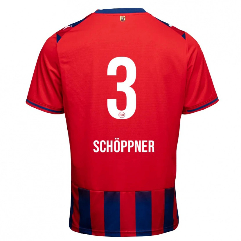 Danxen Mujer Camiseta Jan Schöppner #3 Azul Real Blanco Rojo 1ª Equipación 2026/27 La Camisa
