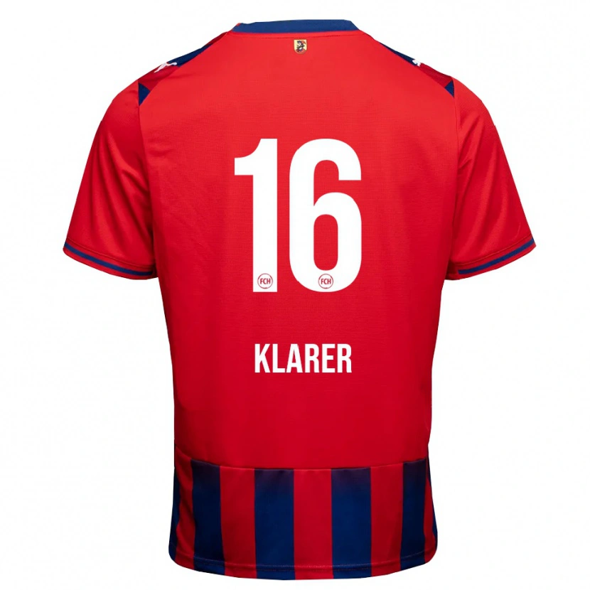 Danxen Mujer Camiseta Elias Klarer #16 Azul Real Blanco Rojo 1ª Equipación 2026/27 La Camisa