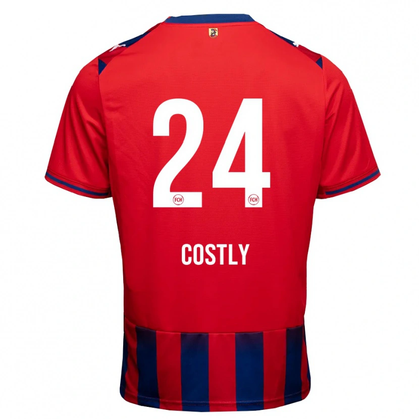 Danxen Mujer Camiseta Marcel Costly #24 Azul Real Blanco Rojo 1ª Equipación 2026/27 La Camisa