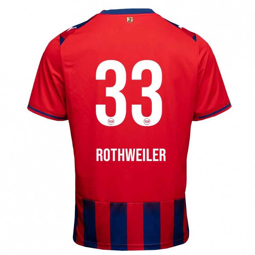 Danxen Mujer Camiseta Nick Rothweiler #33 Azul Real Blanco Rojo 1ª Equipación 2026/27 La Camisa