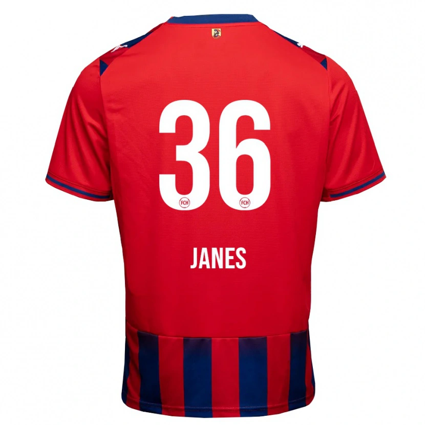 Danxen Mujer Camiseta Luka Janes #36 Azul Real Blanco Rojo 1ª Equipación 2026/27 La Camisa