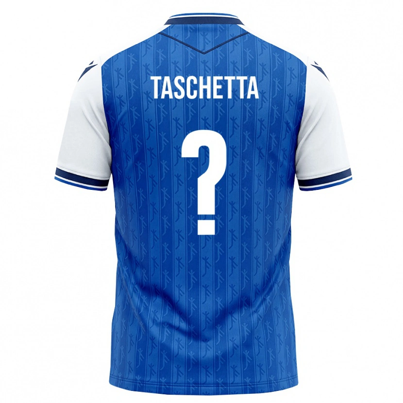 Danxen Mujer Camiseta Vincenzo Taschetta #0 Azul Real Blanco 1ª Equipación 2026/27 La Camisa