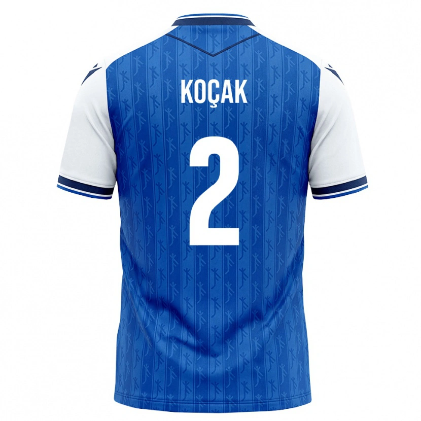 Danxen Mujer Camiseta Ensar Koçak #2 Azul Real Blanco 1ª Equipación 2026/27 La Camisa