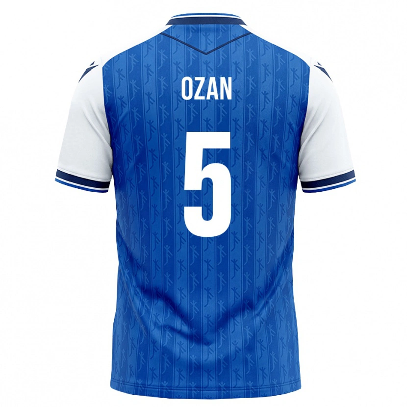 Danxen Mujer Camiseta Ozan Kabak #5 Azul Real Blanco 1ª Equipación 2026/27 La Camisa