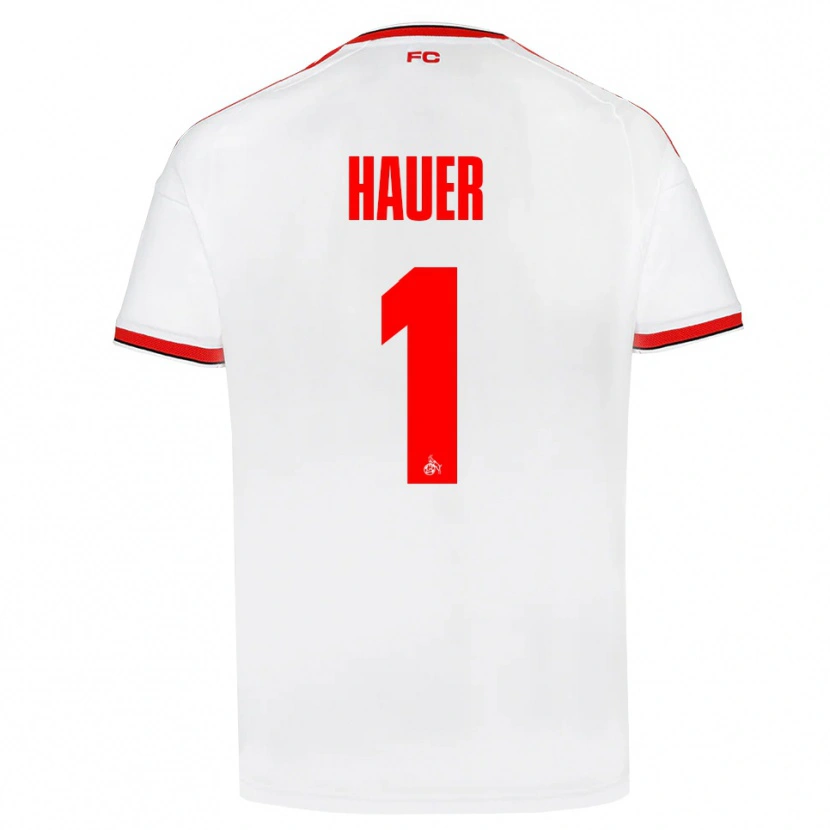 Danxen Mujer Camiseta Luis Hauer #1 Blanco Rojo Negro 1ª Equipación 2026/27 La Camisa