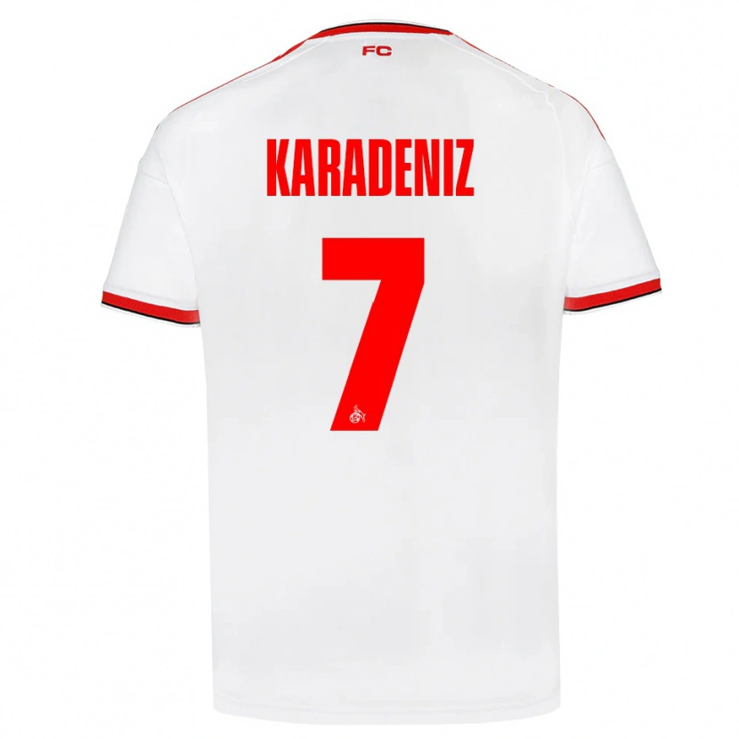 Danxen Mujer Camiseta Thierry Karadeniz #7 Blanco Rojo Negro 1ª Equipación 2026/27 La Camisa