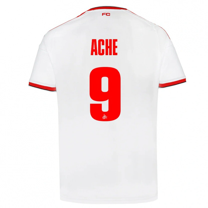Danxen Mujer Camiseta Ragnar Ache #9 Blanco Rojo Negro 1ª Equipación 2026/27 La Camisa