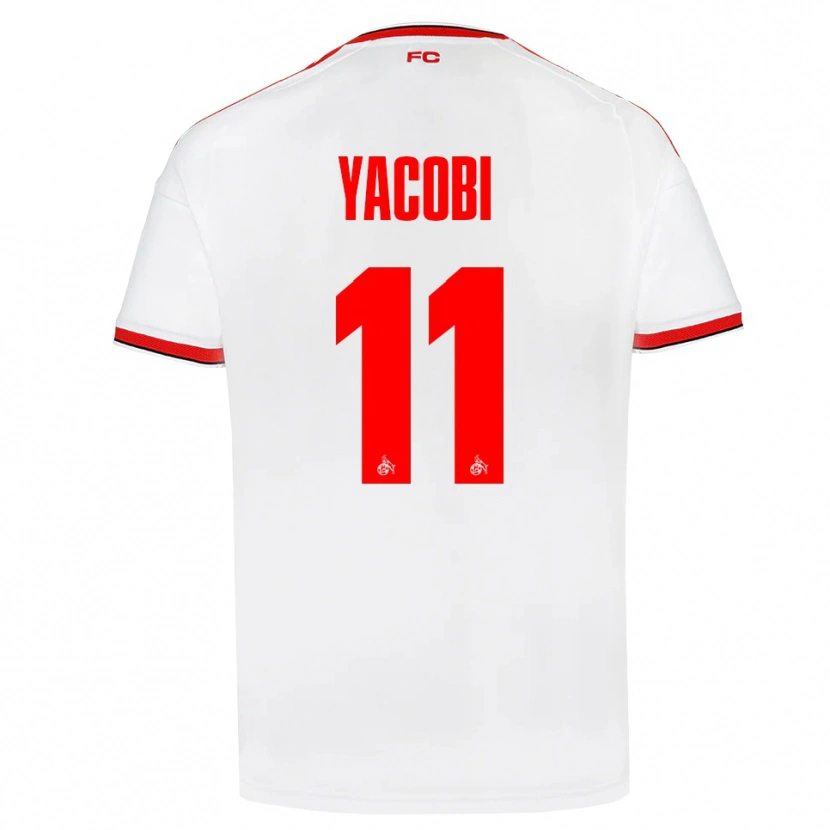 Danxen Mujer Camiseta Nilas Yacobi #11 Blanco Rojo Negro 1ª Equipación 2026/27 La Camisa