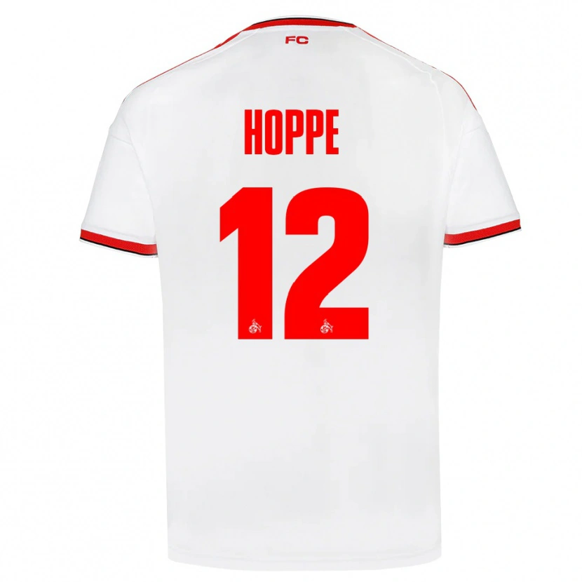 Danxen Mujer Camiseta Paula Hoppe #12 Blanco Rojo Negro 1ª Equipación 2026/27 La Camisa