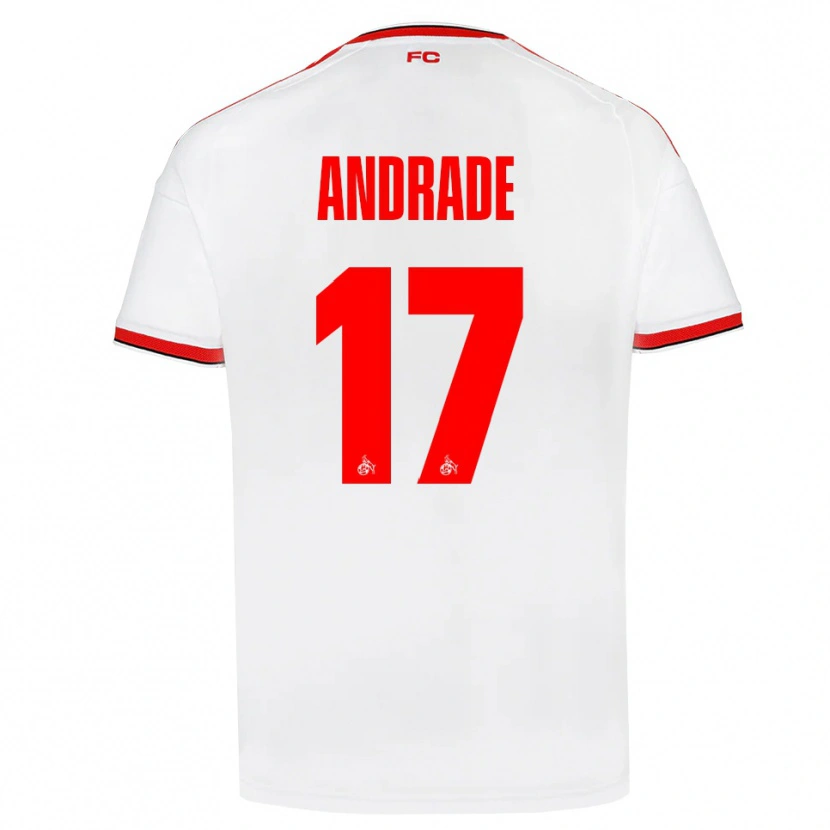 Danxen Mujer Camiseta Lydia Andrade #17 Blanco Rojo Negro 1ª Equipación 2026/27 La Camisa