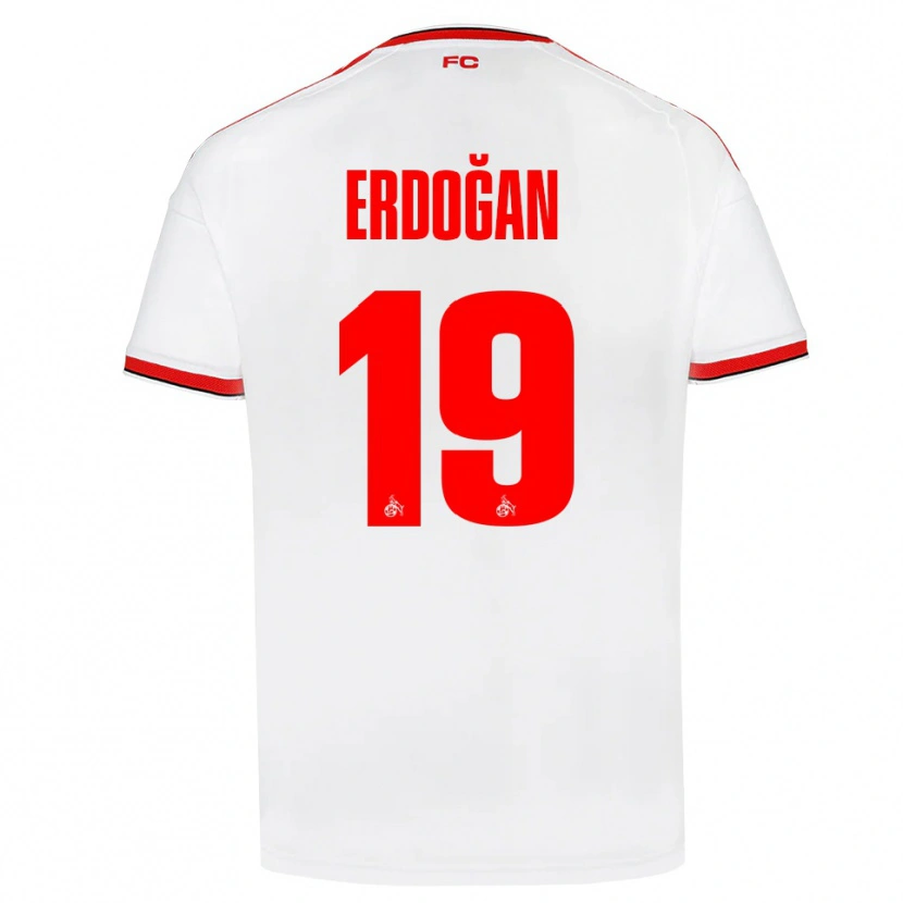 Danxen Mujer Camiseta Eymen Erdoğan #19 Blanco Rojo Negro 1ª Equipación 2026/27 La Camisa