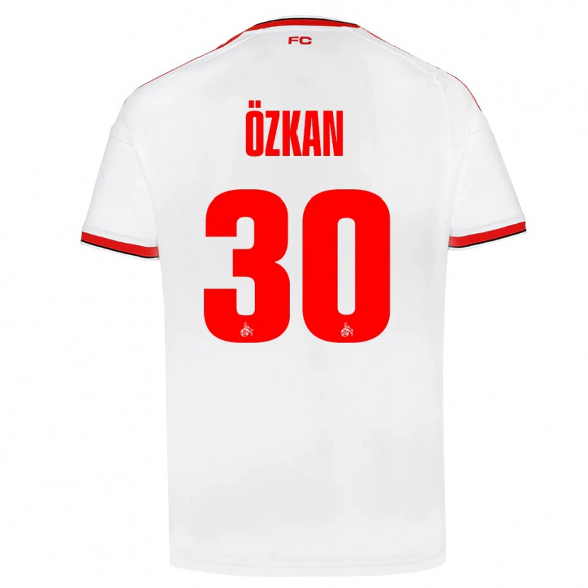 Danxen Mujer Camiseta Mikail Özkan #30 Blanco Rojo Negro 1ª Equipación 2026/27 La Camisa