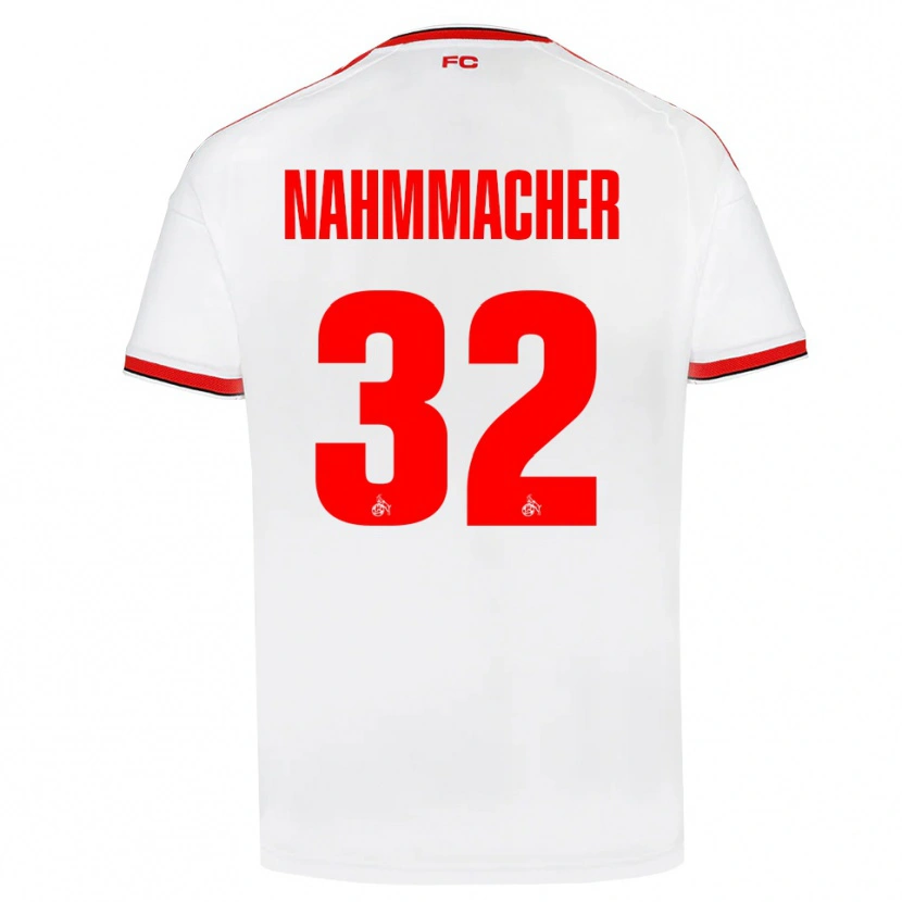 Danxen Mujer Camiseta Emil Nahmmacher #32 Blanco Rojo Negro 1ª Equipación 2026/27 La Camisa