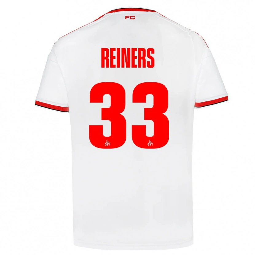 Danxen Mujer Camiseta Leonard Reiners #33 Blanco Rojo Negro 1ª Equipación 2026/27 La Camisa