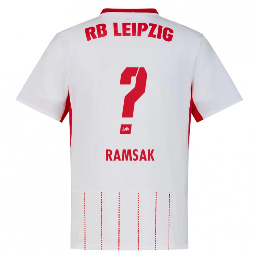 Danxen Mujer Camiseta Robert Ramsak #0 Rojo Blanco Amarillo 1ª Equipación 2026/27 La Camisa