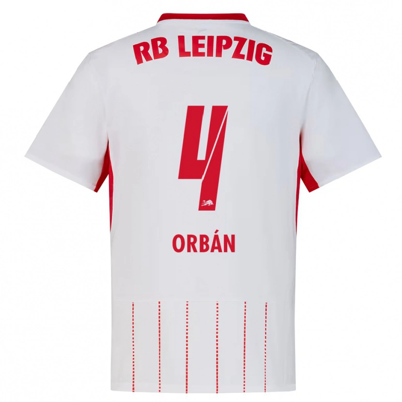 Danxen Mujer Camiseta Willi Orbán #4 Rojo Blanco Amarillo 1ª Equipación 2026/27 La Camisa
