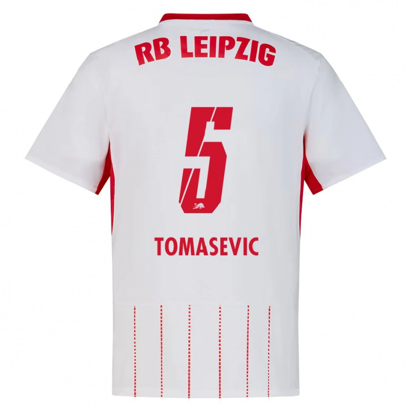 Danxen Mujer Camiseta Niko Tomasevic #5 Rojo Blanco Amarillo 1ª Equipación 2026/27 La Camisa