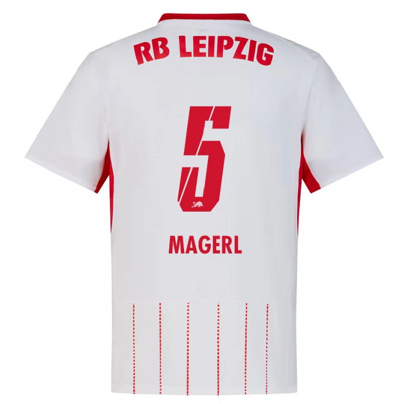 Danxen Mujer Camiseta Julia Magerl #5 Rojo Blanco Amarillo 1ª Equipación 2026/27 La Camisa
