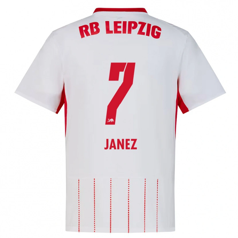 Danxen Mujer Camiseta Korina Lara Janež #7 Rojo Blanco Amarillo 1ª Equipación 2026/27 La Camisa