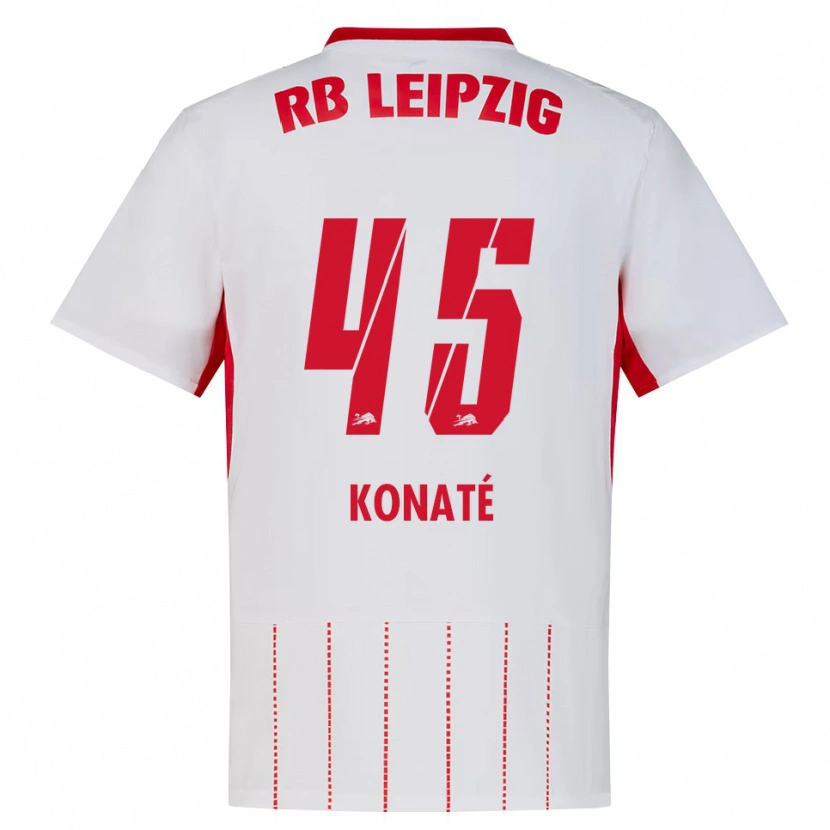 Danxen Mujer Camiseta Samba Konaté #45 Rojo Blanco Amarillo 1ª Equipación 2026/27 La Camisa