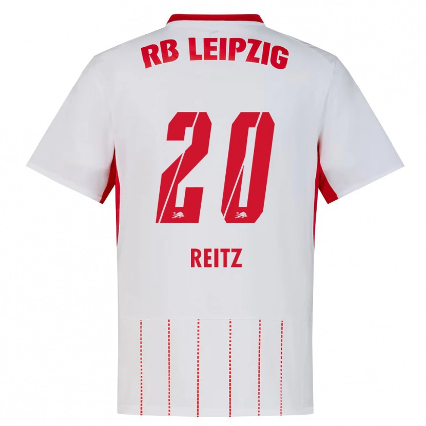 Danxen Mujer Camiseta Rocco Reitz #20 Rojo Blanco Amarillo 1ª Equipación 2026/27 La Camisa