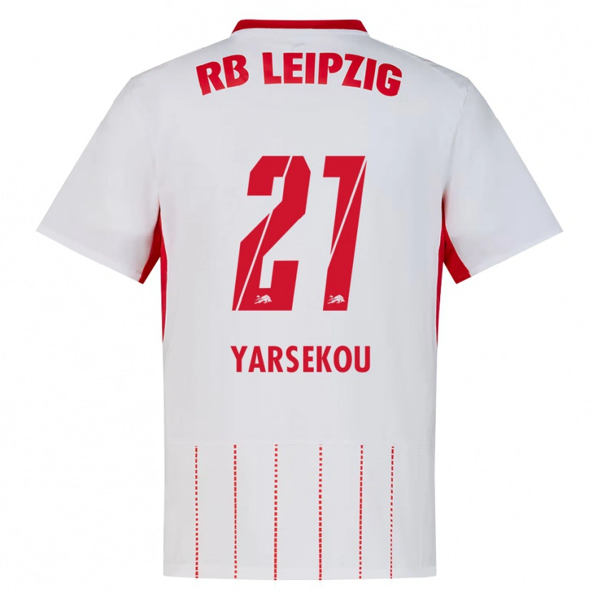 Danxen Mujer Camiseta Dilane Yarsekou #21 Rojo Blanco Amarillo 1ª Equipación 2026/27 La Camisa
