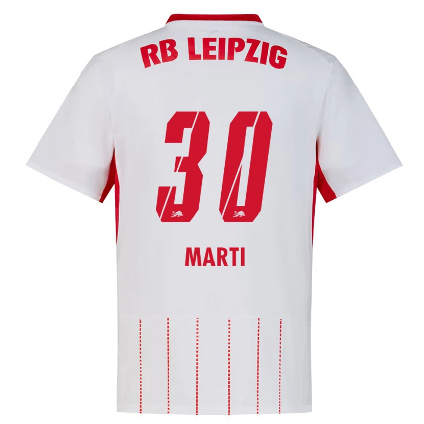 Danxen Mujer Camiseta Lara Marti #30 Rojo Blanco Amarillo 1ª Equipación 2026/27 La Camisa