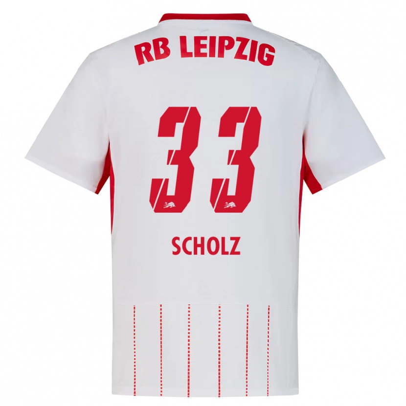 Danxen Mujer Camiseta Emil Scholz #33 Rojo Blanco Amarillo 1ª Equipación 2026/27 La Camisa