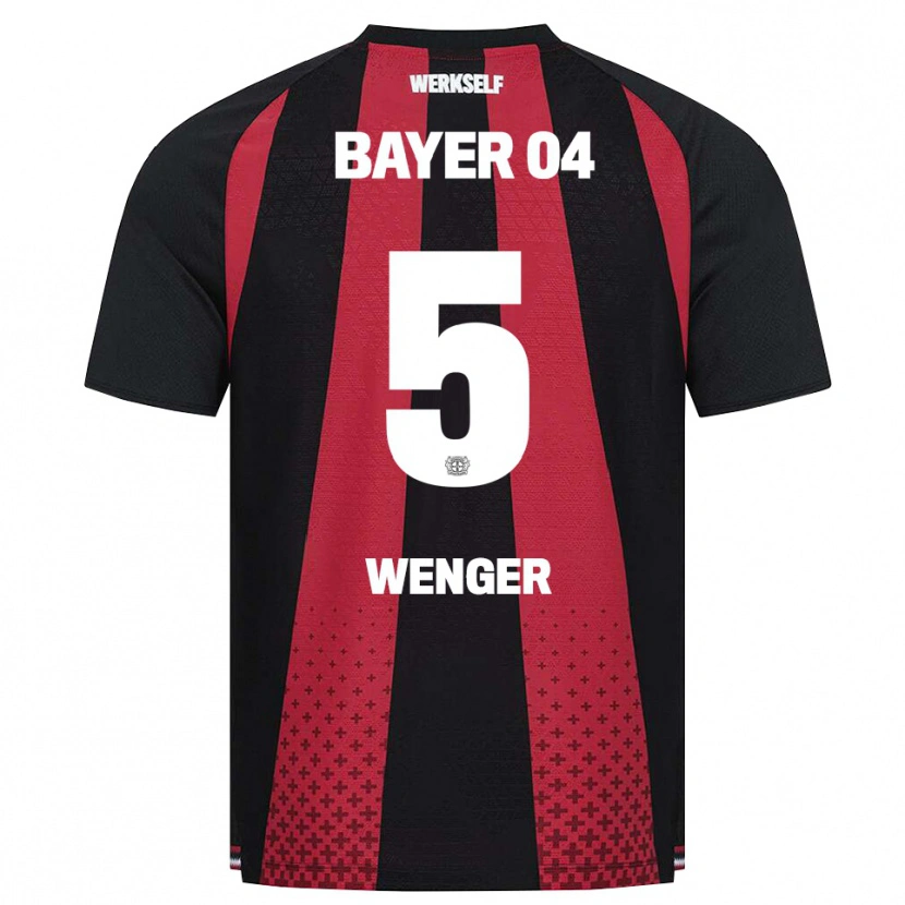 Danxen Mujer Camiseta Claudia Wenger #5 Negro Blanco Rojo 1ª Equipación 2026/27 La Camisa