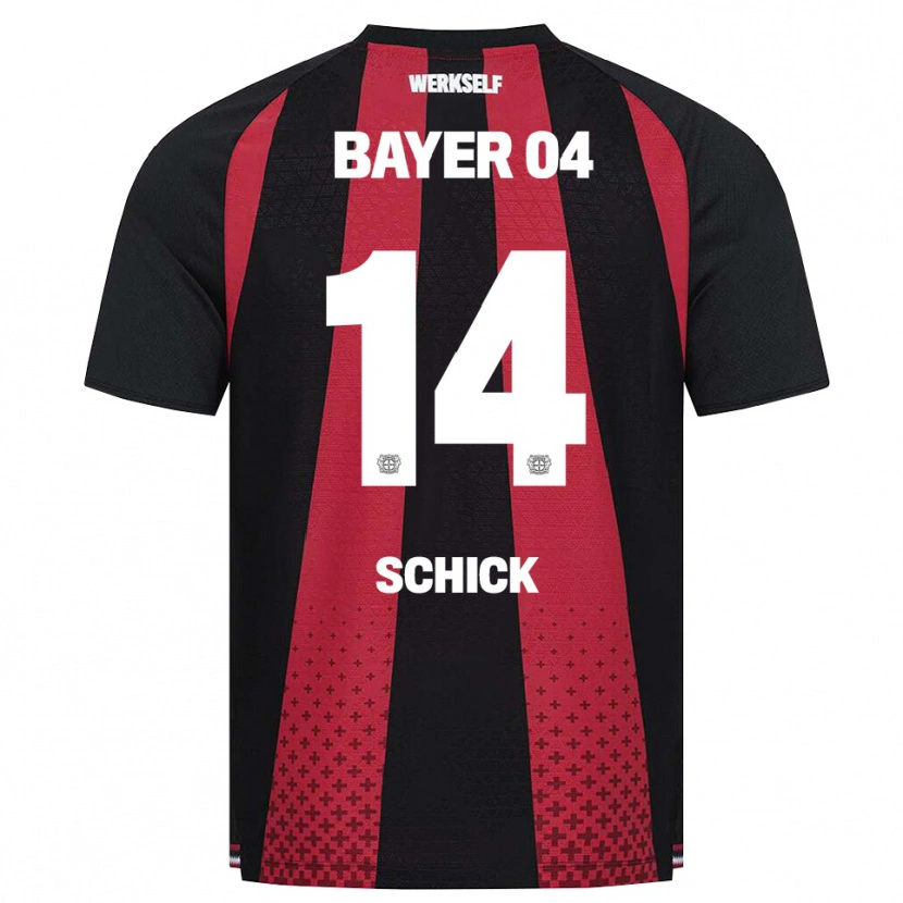 Danxen Mujer Camiseta Patrik Schick #14 Negro Blanco Rojo 1ª Equipación 2026/27 La Camisa