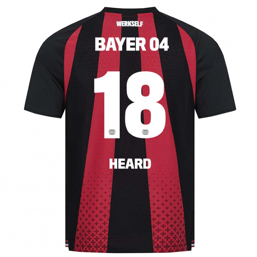 Danxen Mujer Camiseta Aaron Heard #18 Negro Blanco Rojo 1ª Equipación 2026/27 La Camisa