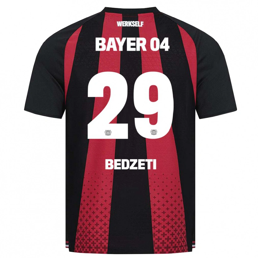 Danxen Mujer Camiseta Valon Bedzeti #29 Negro Blanco Rojo 1ª Equipación 2026/27 La Camisa