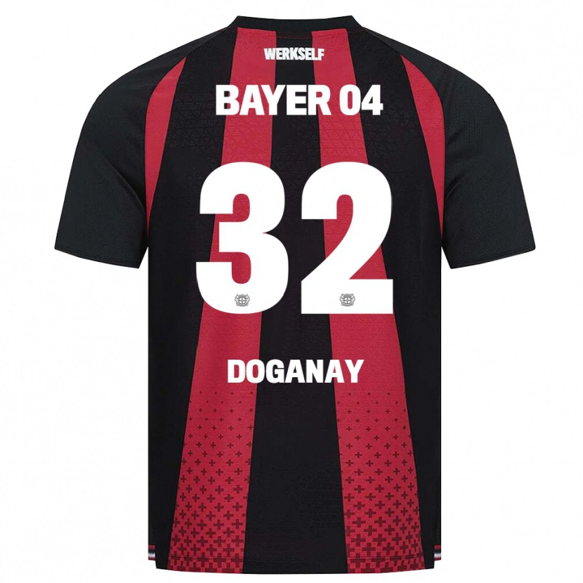 Danxen Mujer Camiseta Kenan Doganay #32 Negro Blanco Rojo 1ª Equipación 2026/27 La Camisa