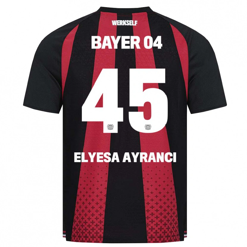 Danxen Mujer Camiseta Yuşa Elyesa Ayrancı #45 Negro Blanco Rojo 1ª Equipación 2026/27 La Camisa